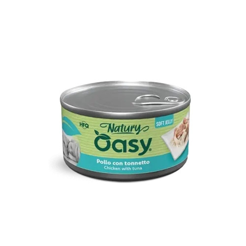 Влажный корм Oasy Dog Wet Natury для собак, курица с тунцем, 150 г