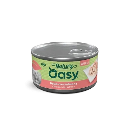 Влажный корм Oasy Dog Wet Natury для собак, курица с лососем, 150 г