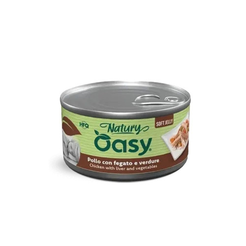 Влажный корм Oasy Dog Wet Natury для собак, курица с овощами, 150 г