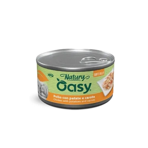Влажный корм Oasy Dog Wet Natury для собак, курица с картофелем и морковью, 150 г