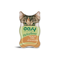 Влажный корм Oasy Cat Wet Delicatesse для взрослых кошек, паштет с курицей, 85 г Влажный корм Oasy Cat Wet Delicatesse для взрослых кошек, паштет с курицей, 85 г