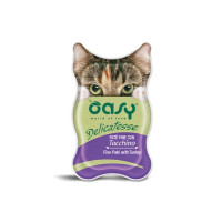 Влажный корм Oasy Cat Wet Delicatesse для взрослых кошек, пашет с индейкой, 85 г Влажный корм Oasy Cat Wet Delicatesse для взрослых кошек, пашет с индейкой, 85 г