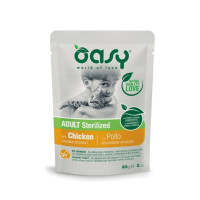 Влажный корм Oasy Cat Wet Adult Sterilized для взрослых стерилизованных кошек, курица, 85 г Влажный корм Oasy Cat Wet Adult Sterilized для взрослых стерилизованных кошек, курица, 85 г