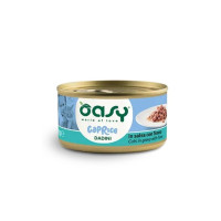 Вологий корм Oasy Cat Wet Caprice для дорослих котів, тунець, шматочки в соусі, 85 г Вологий корм Oasy Cat Wet Caprice для дорослих котів, тунець, шматочки в соусі, 85 г