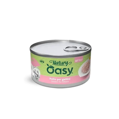 Влажный корм Oasy Cat Wet Natury Kitten для котят, курица, 85 г Влажный корм Oasy Cat Wet Natury Kitten для котят, курица, 85 г