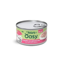 Вологий корм Oasy Cat Wet Natury для дорослих котів, тунець з лососем, 85 г Вологий корм Oasy Cat Wet Natury для дорослих котів, тунець з лососем, 85 г