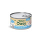 Вологий корм Oasy Cat Wet Natury для дорослих котів, тунець з камбалою, 85 г
