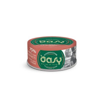 Вологий корм Oasy Cat Wet More Love для дорослих котів, тунець з креветками, 70 г Вологий корм Oasy Cat Wet More Love для дорослих котів, тунець з креветками, 70 г