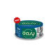Влажный корм Oasy Cat Wet More Love для взрослых кошек, тунец с камбалой, 70 г