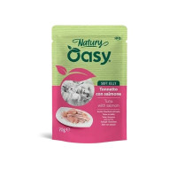 Влажный корм Oasy Cat Wet Natury для взрослых кошек, тунец с лососем, 70 г Влажный корм Oasy Cat Wet Natury для взрослых кошек, тунец с лососем, 70 г