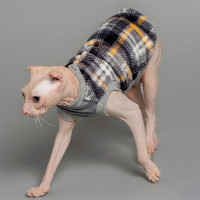Майка Style Pets Swidex для котів, сірий принт, розмір XXL Майка Style Pets Swidex для котів, сірий принт, розмір XXL