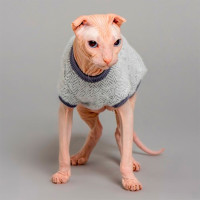 Майка Style Pets Елка для кошек, цвет серый, L+ Майка Style Pets Елка для кошек, цвет серый, L+