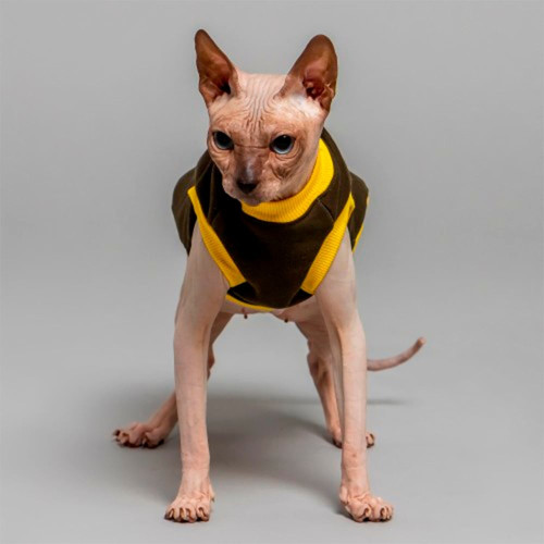 Майка Style Pets Classic khaki для кошек, размер L- Майка Style Pets Classic khaki для кошек, размер L-