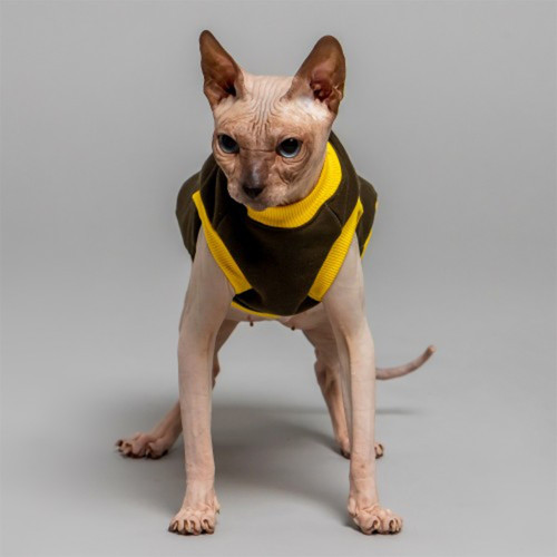 Майка Style Pets Classic khaki для кошек, размер XXS Майка Style Pets Classic khaki для кошек, размер XXS