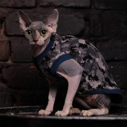 Майка Style Pets Сamo blue для кошек, размер L+