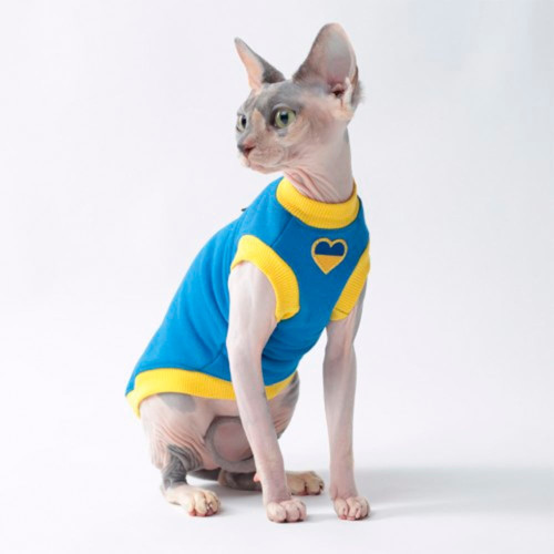 Майка Style Pets UK Blue для кошек, размер XL Майка Style Pets UK Blue для кошек, размер XL