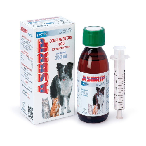 Препарат Ronipharm Asbrip pets для здоровья дыхательной системы, 150 мл