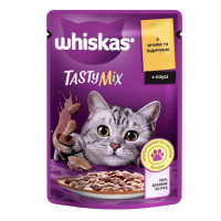 Вологий корм Whiskas Tasty Mix для котів, ягня з індичкою, 85 г Вологий корм Whiskas Tasty Mix для котів, ягня з індичкою, 85 г