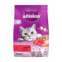 Сухой корм Whiskas для кошек, с говядиной, 800 г Сухой корм Whiskas для кошек, с говядиной, 800 г