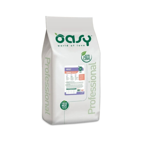 Сухий корм Oasy Cat Lifestage Adult для дорослих котів, лосось, 4.5 кг