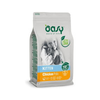 Сухой корм Oasy Cat Lifestage Kitten для котят, курица, 7.5 кг