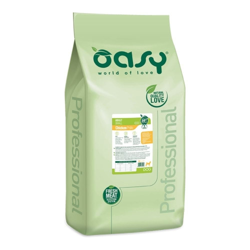 Сухий корм Oasy Dog Lifestage Adult Small для дорослих собак малих порід, курка, 18 кг