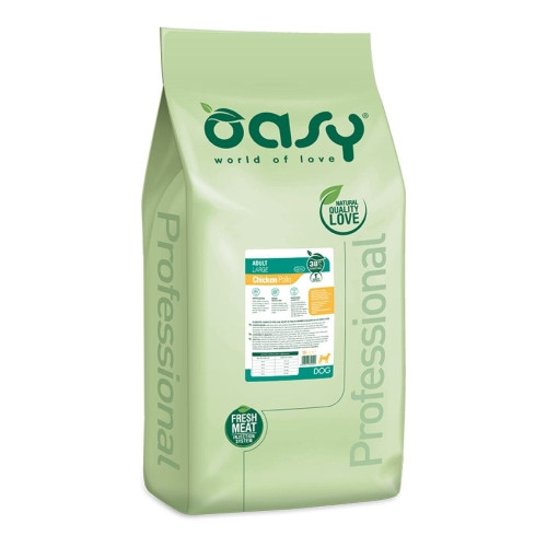 Сухий корм Oasy Dog Lifestage Adult Large для дорослих собак великих порід, курка, 18 кг