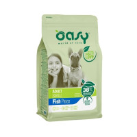 Сухой корм Oasy Dog Lifestage Adult Small для взрослых собак малых пород, рыба, 3 кг