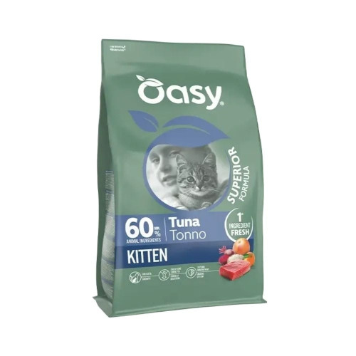 Сухой корм Oasy Dry Cat Superior Kitten для котят, тунец, 0.3 кг