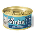 Влажный корм Monge Simba Cat Wet для кошек, с тунцем и океанической рыбой, 85 г