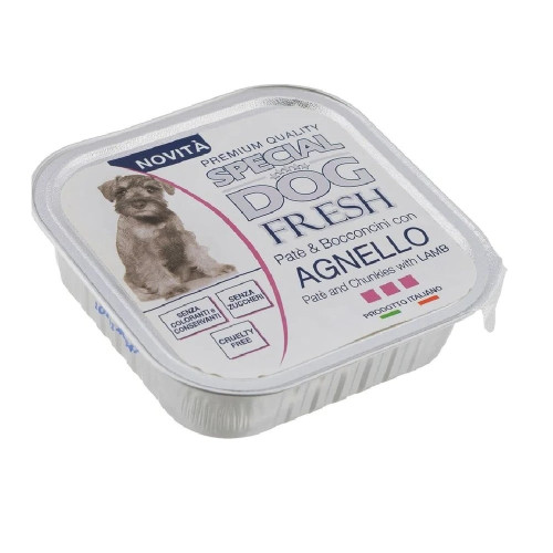 Вологий корм Monge SDE Dog Wet Fresh для собак, з ягням, 150 г Вологий корм Monge SDE Dog Wet Fresh для собак, з ягням, 150 г