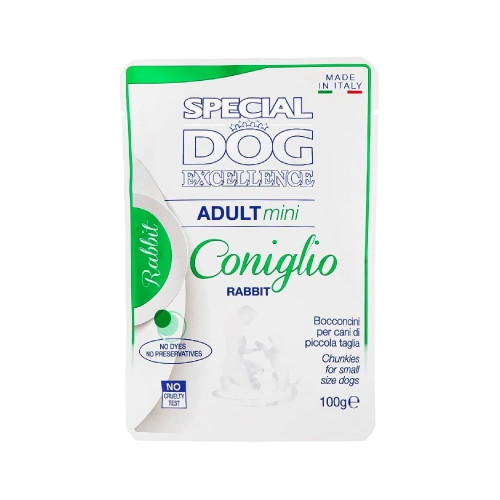 Вологий корм Monge SDE Dog Wet Mini Adult для собак, з кроликом, 100 г Вологий корм Monge SDE Dog Wet Mini Adult для собак, з кроликом, 100 г