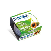 Влажный корм Monge Cat Wet Adult для взрослых кошек, курица и папая, 80 г Влажный корм Monge Cat Wet Adult для взрослых кошек, курица и папая, 80 г