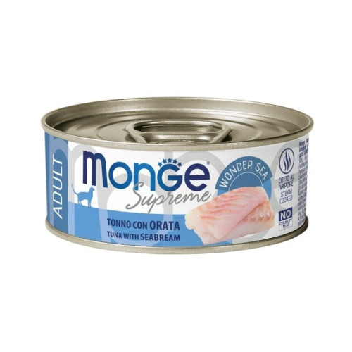 Вологий корм Monge Cat Wet Kitten для кошенят, тунeць та морський лящ, 80 г Вологий корм Monge Cat Wet Kitten для кошенят, тунeць та морський лящ, 80 г