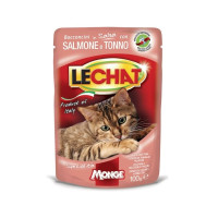Влажный корм Monge LC Cat Wet Adult для взрослых кошек, тунец и лосось, 100 г Влажный корм Monge LC Cat Wet Adult для взрослых кошек, тунец и лосось, 100 г