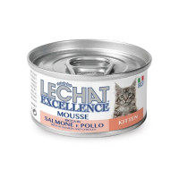 Влажный корм Monge LCE Cat Wet Kitten для котят, лосось с курицей, 85 г Влажный корм Monge LCE Cat Wet Kitten для котят, лосось с курицей, 85 г