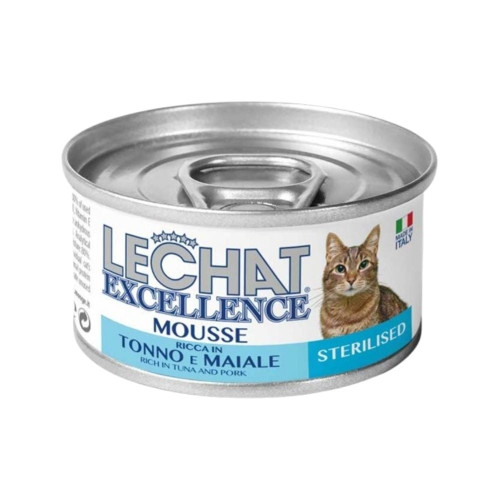 Вологий корм Monge LCE Cat Wet Sterilised для стерилізованих котів, тунець зі свининою, 85 г