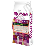 Сухой корм Monge Cat Bwild Grain Free для кошек, лосось 10 кг Сухой корм Monge Cat Bwild Grain Free для кошек, лосось 10 кг