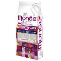 Сухой корм Monge Cat Bwild Low Grain Kitten для котят, мясо гуся 10 кг