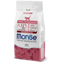 Сухой корм Monge Cat Kitten для котят, с говядиной, 400 г Сухой корм Monge Cat Kitten для котят, с говядиной, 400 г