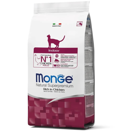 Сухий корм Monge Cat Indoor для кішок постійно живуть у приміщенні, 5 кг