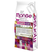 Сухой корм Monge Cat Sensitive для кошек с чувствительным пищеварением, 5 кг Сухой корм Monge Cat Sensitive для кошек с чувствительным пищеварением, 5 кг
