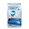 Сухий корм Practik Simple для дорослих котів, з лососем, 10 кг