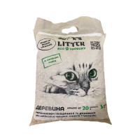 Древесный наполнитель Cat Litter для домашних животных, светлый, 5 кг Древесный наполнитель Cat Litter для домашних животных, светлый, 5 кг