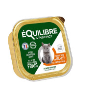 Консерви Equilibre&Instinct для кошенят, мус з птицею, морквою і молоком, 85 г Консерви Equilibre&Instinct для кошенят, мус з птицею, морквою і молоком, 85 г