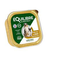 Консервы Equilibre&Instinct для взрослых собак, паштет с уткой и горохом, 300 г Консервы Equilibre&Instinct для взрослых собак, паштет с уткой и горохом, 300 г