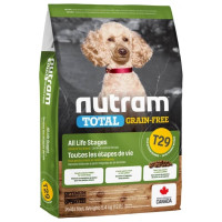 Сухой корм T29 Nutram Total Grain-Free беззерновой для мелких пород собак, с ягненком и овощами, 5.4 кг Сухой корм T29 Nutram Total Grain-Free беззерновой для мелких пород собак, с ягненком и овощами, 5.4 кг