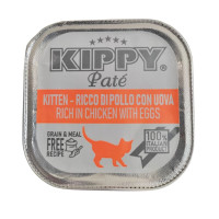 Консерви Kippy Pate Chicken With Eggs Kitten для кошенят, паштет з куркою та яйцями, 90 г Консерви Kippy Pate Chicken With Eggs Kitten для кошенят, паштет з куркою та яйцями, 90 г