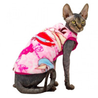 Майка Style Pets Angry Birds для котів, колір рожевий, розмір M+ Майка Style Pets Angry Birds для котів, колір рожевий, розмір M+