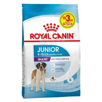 Сухой корм Royal Canin Giant Junior для щенков гигантских пород от 8 месяцев, 12 кг + 3 кг в подарок